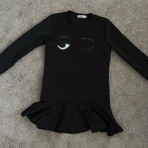 Dress with eye design